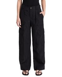 Vince - Mid Rise Fluid Cargo Trousers - Lyst