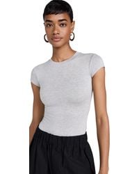 AFRM - Harper Crewneck Thong Bodysuit - Lyst