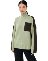 JW Anderson - Two Tone Patch Pocket Sweater - Lyst