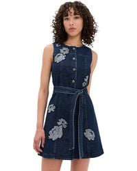 Cinq À Sept - Floral Applique Marsha Dress - Lyst