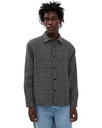 FRAME - Tweed Overshirt - Lyst