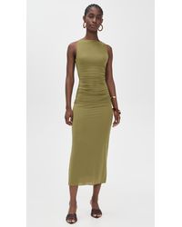 sir tamara twist midi dress Sir. White Tamara Tie Midi Dress