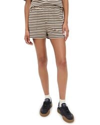 ATM - Heavyweight Jersey Striped Pull On Shorts - Lyst