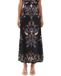 Figue - Bastien Silk Skirt - Lyst