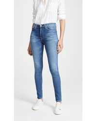 Hudson Jeans Barbara High Waist Skinny Jeans - Blue