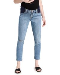 7 For All Mankind - Maternity Josefina Jeans With One Knee Hole - Lyst