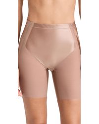 Spanx - Booty-ifting Mid-thigh Shorts Cafe Au Ait - Lyst