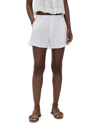 Madewell - Eyelet Pull-On Shorts - Lyst