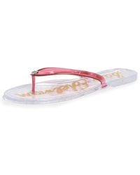 Sam Edelman - Dean Jelly Flip Flops - Lyst