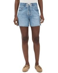 Madewell - Drawstring Jean Shorts - Lyst