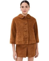 Marc Jacobs - Suede Doll Jacket - Lyst