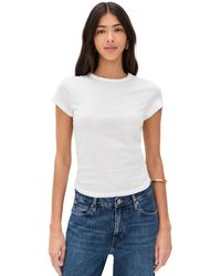 Reformation - Max Slim Tee - Lyst