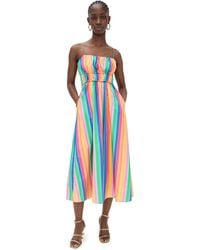 English Factory - Stripe Sleeveless Maxi Dress - Lyst