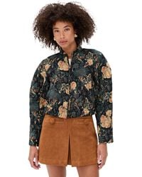 Ulla Johnson - Lavinia Silk Quilted Bomber Jacket - Lyst