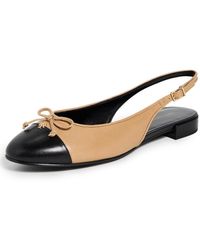Tory Burch - Cap Toe Slingback Ballet Flats - Lyst