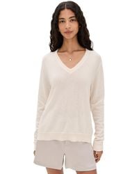 Reformation - Remi Cashmere V Neck Sweater - Lyst