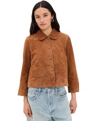 Ba&sh - Veste Milas Suede Jacket - Lyst