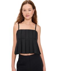 Theory - High Low Pleated Cami - Lyst