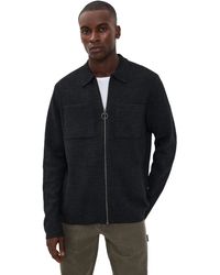 Barbour - Croscombe Knitted Zip Through Sweater - Lyst