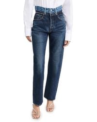 Moussy - Boulder Wide Straight Jeans - Lyst