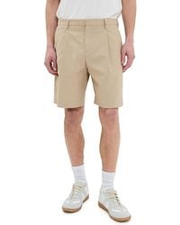 A.P.C. - A. P.C. Crew Pleated Shorts 8 - Lyst