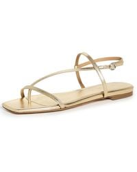 Aeyde - Ella Nappa Leather Laminated Sandals - Lyst