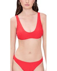 Polo Ralph Lauren - Logo Jacquard Scoop Bikini Top - Lyst