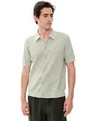 NN07 - Nolan Button Down Polo Sweater - Lyst