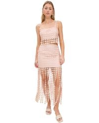 Saylor - Elie Fringe Skirt Set - Lyst