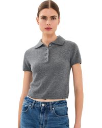 Jonathan Simkhai - Twila Cashmere Polo Top - Lyst