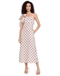 Zimmermann - Acacia One Shoulder Midi Dress - Lyst
