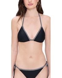 lemlem - Lena Triangle Bikini Top - Lyst