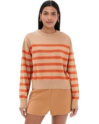 Le Bos - Striped Boxy Pullover - Lyst