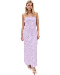 fitted lace wedding dress endless rose Women's Strapless Ruffled Maxi Dress, Butter, XS at Amazon  Women's Clothing store main image 0
