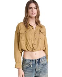 R13 - Crossover Utility Bubble Shirt - Lyst