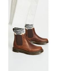 doc martens fur lined leonore