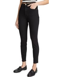 FRAME - Ali High Rise Skinny Cropped Cigarette Jeans - Lyst
