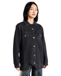 Ph5 - Hana Deni Print Overized Jacket - Lyst