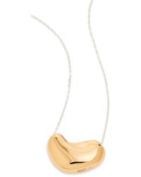 AGMES - Small Sculpted Heart Pendant Necklace - Lyst