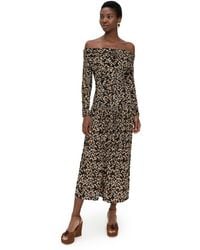 FARM Rio - Tiny Flowers Long Sleeve Maxi Dress - Lyst