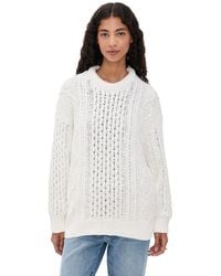 Denimist - Oversized Aran Sweater - Lyst
