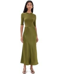 Rosetta Getty - Combo T-Shirt Dress - Lyst