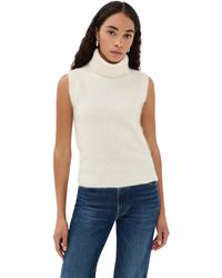 Veronica Beard - Mazzy Brushed Cashmere Vest - Lyst