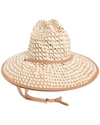 Lele Sadoughi - Straw Checkered Hat - Lyst