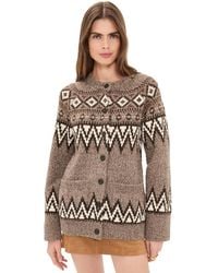 Polo Ralph Lauren - Wool Blend Long Sleeve Crew Neck Cardigan - Lyst
