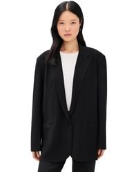 Norma Kamali - Oversized Single Breasted Jacket - Lyst