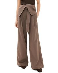 JW Anderson - Fold Over Trench Trousers - Lyst