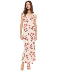 Vrg Grl - Vintage Lover Bias Cut Maxi Dress - Lyst