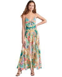 Camilla - Long Dre With Tie Front Ail Away With Me - Lyst