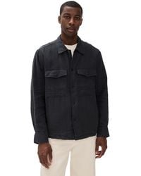 Rag & Bone - Angus Linen Shirt Jacket - Lyst